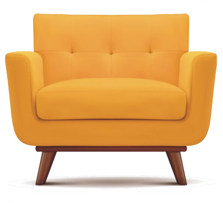 SampleSmart Careers yellow chair